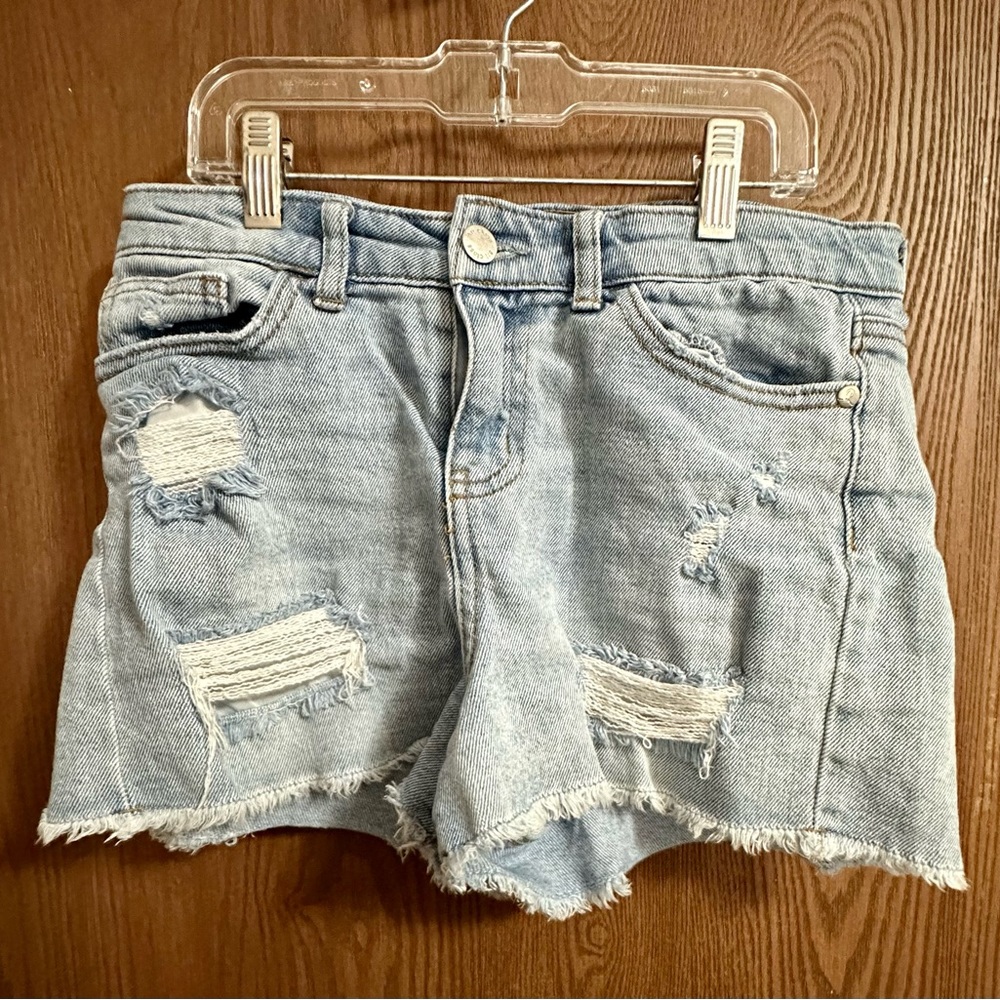 Art Class girls shorts with distress faded denim size XL